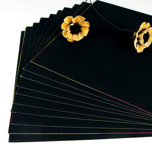 六品堂50张儿童炫彩刮画纸a4小学生刮刮画刮刮纸刮画笔5支