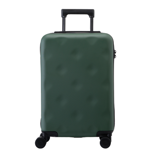 不莱玫20英寸绿色行李箱质量怎么样？使用评测：凹凸箱面设计，展现设