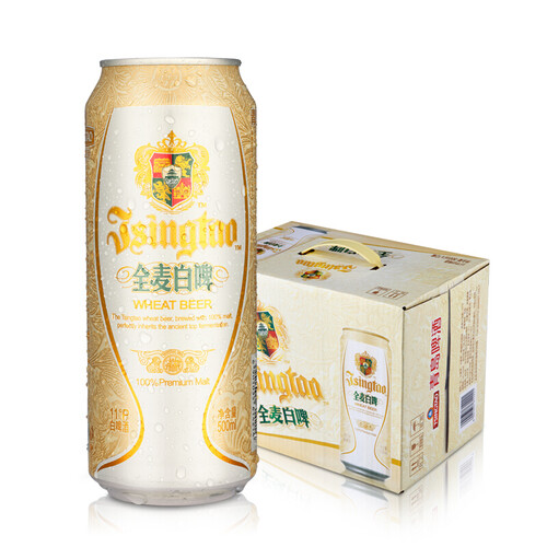 青岛啤酒 全麦白啤 11度 500ml*12听 大罐整箱装 69元(需用券,多重