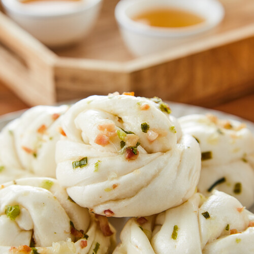 避风塘培根葱油花卷840g24只速冻早餐食品面点儿童早餐速食早饭面食