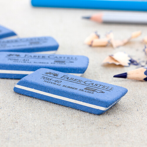 辉柏嘉橡皮擦701640砂橡皮擦水笔钢笔圆珠笔中性笔沙橡皮701640大号5