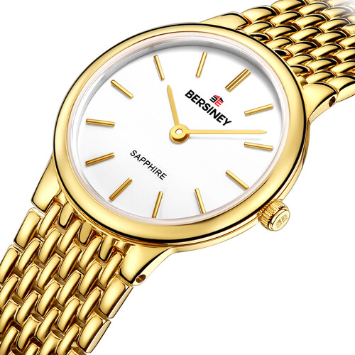 波西尼(bersiney) 男士超薄商务石英表赠礼节日礼物情侣表简约时尚