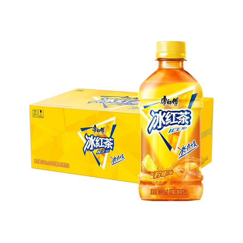 369元双重优惠优惠升级限京津冀康师傅冰红茶柠檬红茶饮料330ml24瓶2