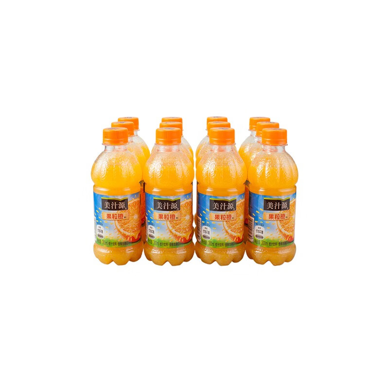 1131元合1257元件美汁源果粒橙橙汁果汁饮料300ml12瓶整箱装可口可乐