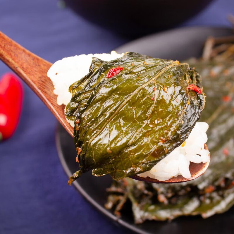 韩食府 韩国式泡菜苏子叶紫苏叶朝鲜族风味下饭菜 250g*1袋