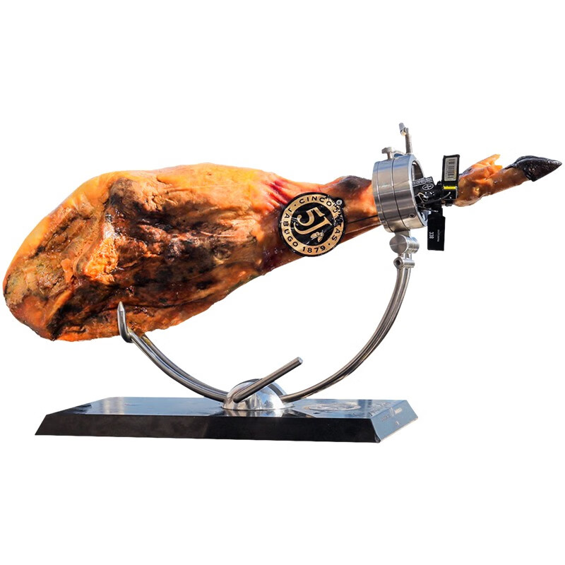 5jcincojotas西班牙进口伊比利亚火腿带骨整只后腿67kg礼盒包装大礼包