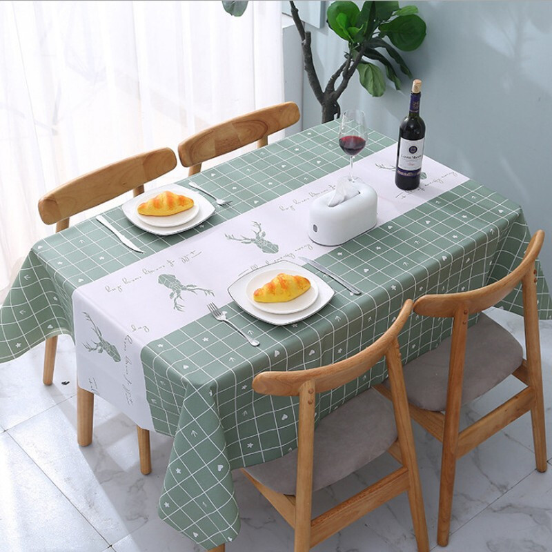 造物小生桌布防水防烫防油茶几垫北欧长方形轻奢餐桌布台布网红ins2条