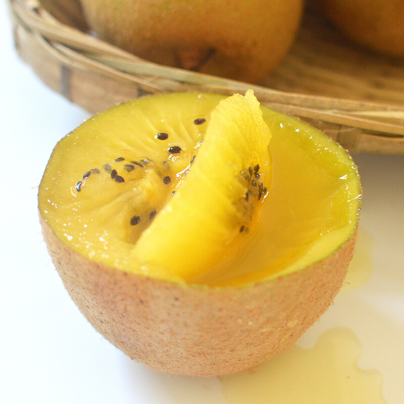 西峡馆黄心猕猴桃金果奇异果新鲜黄心果水果6个装单果7090g