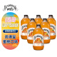 宾得宝（Bundaberg）含气蜜桃汁饮料 375ml*6玻璃瓶装 澳州原装进口发酵果汁气泡水