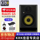 KRK Rokit5 Rokit7 G5 G4 RP5 RP7 RP8专业有源监听音箱 DJ打碟音响 RP5G5【黑色】【一对送线+垫子】