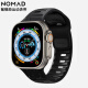 NOMAD美国适用苹果apple watch10手表表带Ultra2氟橡胶S10/9/8/7/SE运动iwatch硅胶表带夏天透气亲肤 深空黑【49/46/45/44mm通用】氟橡胶表带