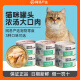 网易严选猫罐头宠物零食 猫用浓汤大口肉罐头 【大肉粒罐】 鸡肉+三文鱼85g*6罐