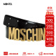 莫斯奇诺（MOSCHINO）【同价11.11】 【23年秋冬新品】MOSCHINO 男士黑色 腰带皮带 50 EU 黑色