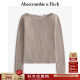 ABERCROMBIE & FITCH女装 24秋冬新款辣妹简约船领百搭毛衣长袖针织衫KI150-4258 棕褐色 XS (160/84A)