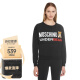 莫斯奇诺（moschino）女士纯色套头卫衣圆领ZU A1709 9006 黑色 S