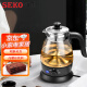 新功（SEKO）家用黑茶煮茶器蒸汽喷淋式办公室小型白茶养生玻璃煮茶壶 S35 1L