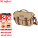 白金汉（Billingham）Hadley Small Pro摄影包单反单肩斜跨包适用索尼a7m4/富士X-S10尼康Z7II哈苏徕卡微单相机收纳包 卡其帆布/棕褐色皮 505033-70