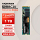 铠侠RC20/SD10/SE10 固态硬盘 m.2接口NVME适用笔记本台式机电脑SSD 铠侠RC20 1TB PCIe3.0 独立缓存 官方标配+散热片套装