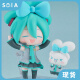 GSC正版现货 GSC 粘土人 VOCALOID 初音未来 Miku Q版 可动手办 初音未来玉桂狗大耳狗(高约10cm)