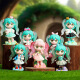 初音盲盒卡通动漫周边公仔娃娃玩具初音未来手办生日礼物 初音未来随机一个