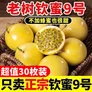 果益寿广西钦蜜9号黄金百香果 新鲜水果白香果酱原浆整箱 超值30个活动果【单个30g-10g】