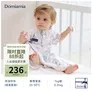 DOMIAMIA婴儿睡袋一体式睡袋二合一宝宝防踢被春夏短袖 绒兔S 25-30℃