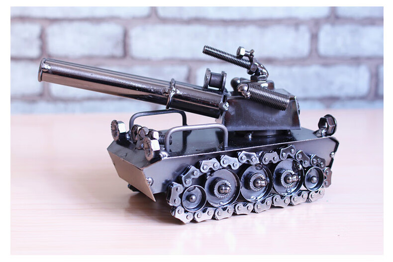 伊芙美 复古钢炮金属大炮模型古董摆件柜台装古老饰品创意 fp大炮 长