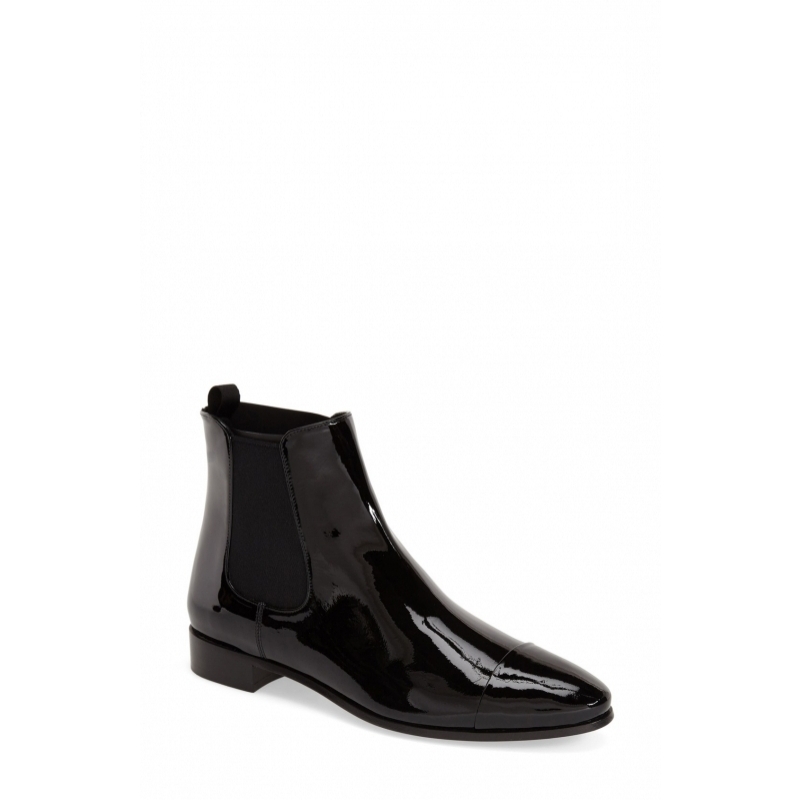 prada/普拉达 女靴 女式足踝靴 q00124076 black patent 5us / 35eu