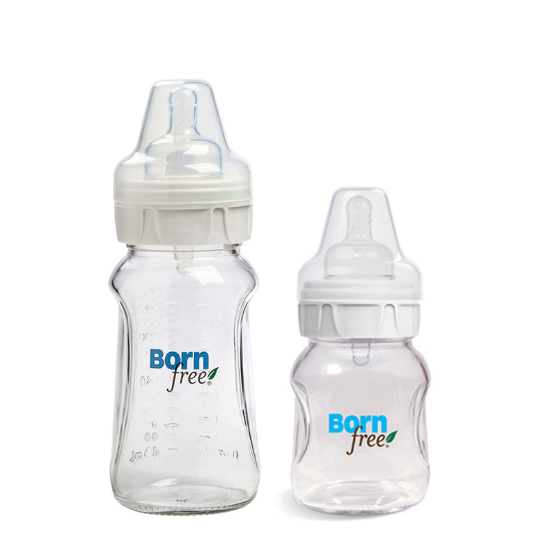 美国原装进口born free 宽口婴儿玻璃奶瓶防胀气宝宝奶瓶不含bpa160