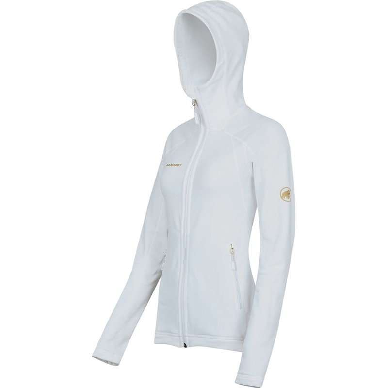 猛犸象(mammut)女款户外休闲外套 hornli hut fleece jacket 白色