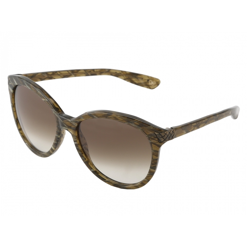 女式太阳镜 墨镜 q00118187 striated olive/brown grey