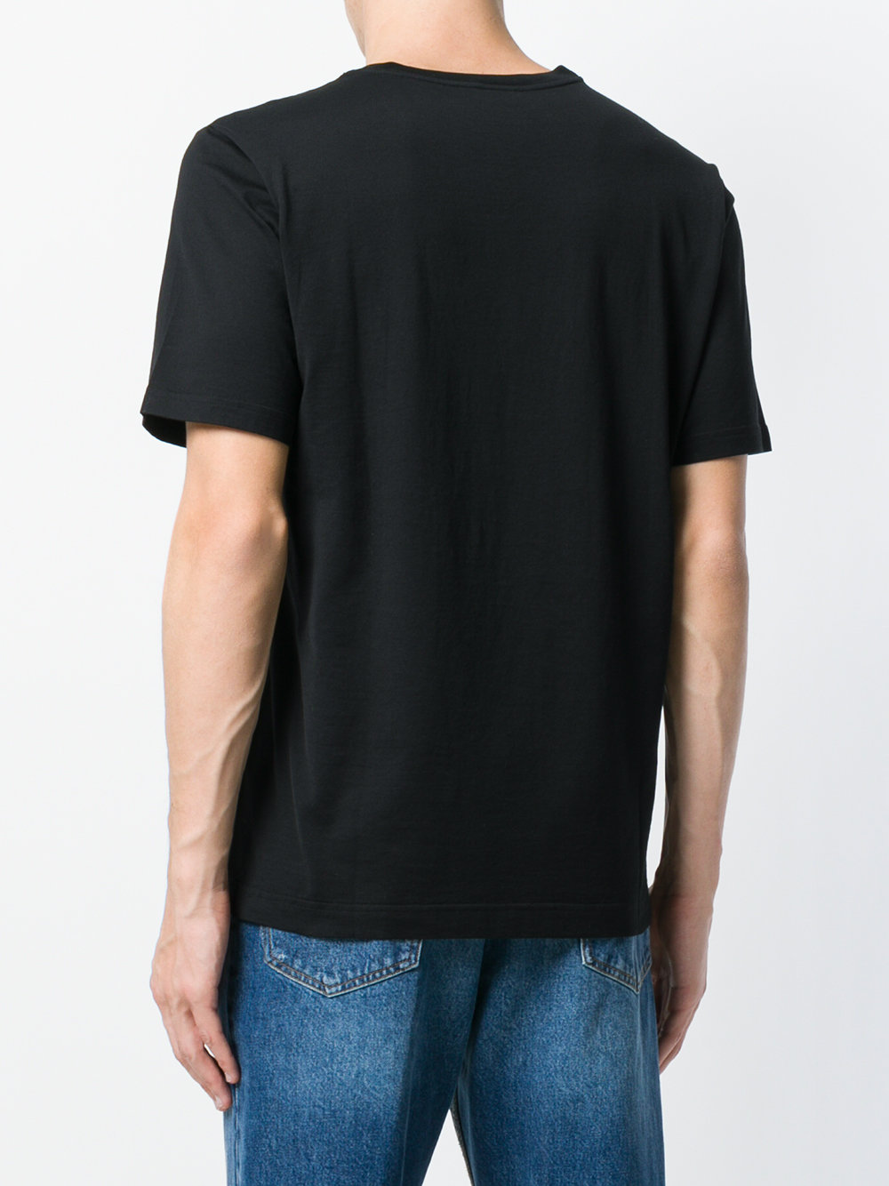 dolce & gabbana/杜嘉班纳 18年新款男士黑色棉质圆领短袖t恤 黑色 50