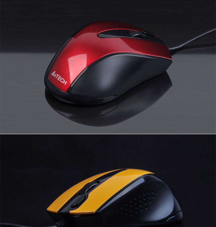 双飞燕 a4tech 有线鼠标 n-500f usb (灰色)