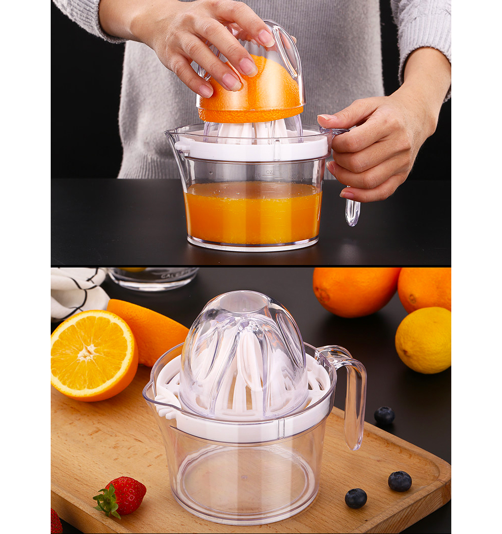 手动榨汁机学生多功能简易家用水果压橙汁器迷你小型柠檬 白色