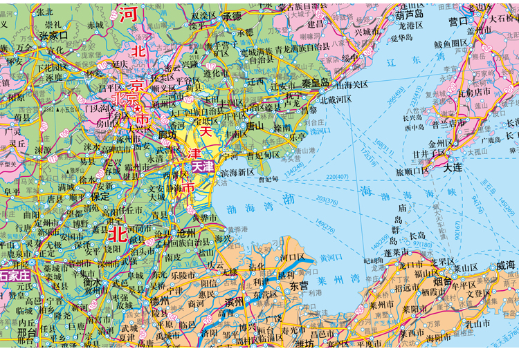 2022年中国地图2米15米大办公室客厅挂图全国政区交通图