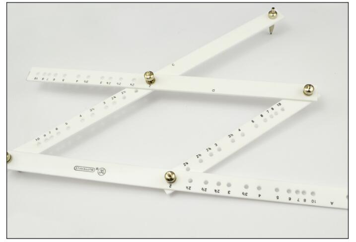 金万年 缩放制图尺340mm*10倍 缩放尺 设计绘画制图放大尺美术工程