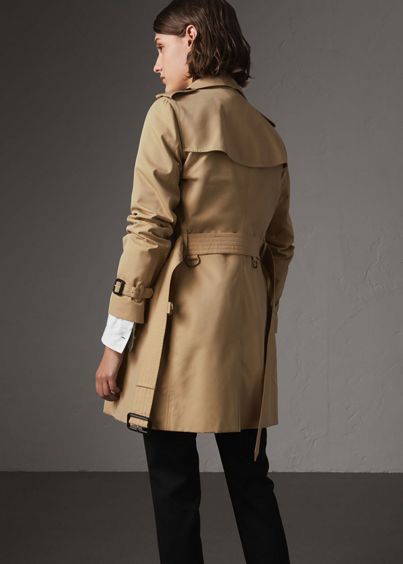 burberry 巴宝莉大衣 奢侈品女装肯辛顿版女士中长款风衣 3900461