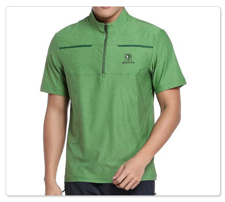 black yak designed by mountaineers 男款吸湿速干弹力舒适t恤 黑色