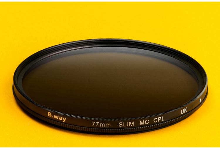 兰道bway摄影滤镜超薄多层镀膜slim系列mccpl偏振镜偏光镜77mm口径