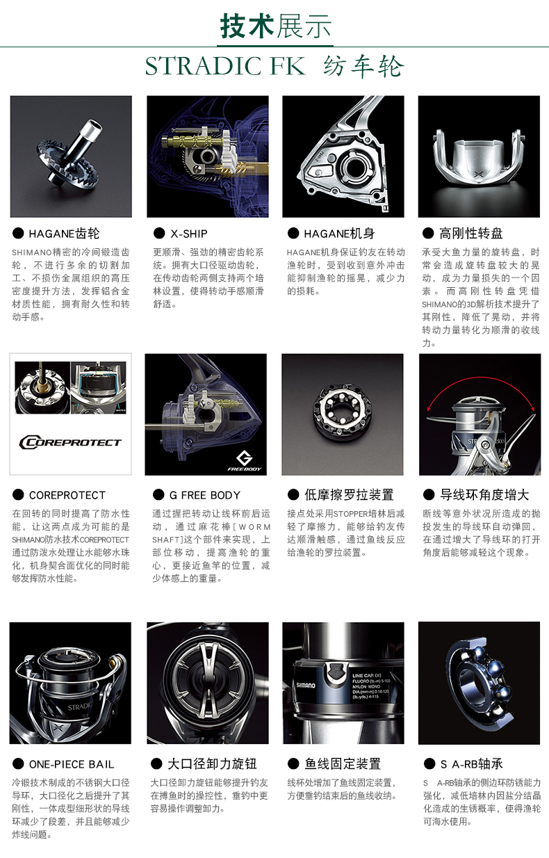 shimano禧玛诺纺车轮19款stradic远投海钓轮纺车轮路亚轮矶钓轮鱼线轮