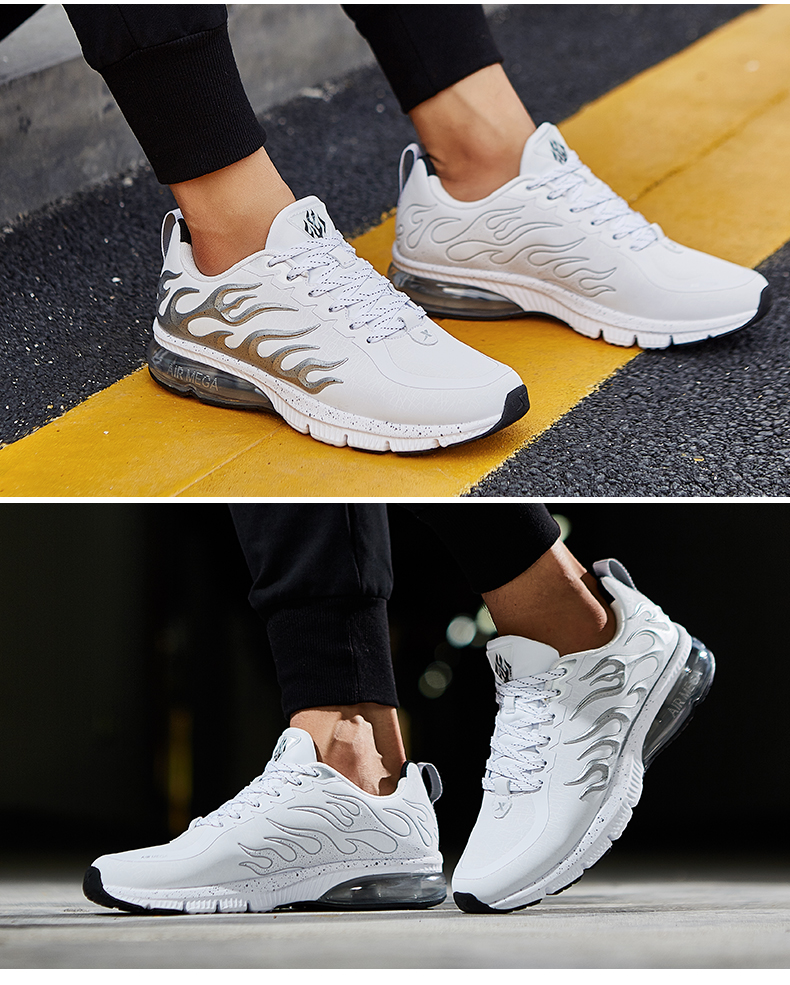 特步男鞋跑步鞋春季新款红色烽火气垫鞋冬季轻便休闲运动鞋 黑银 39