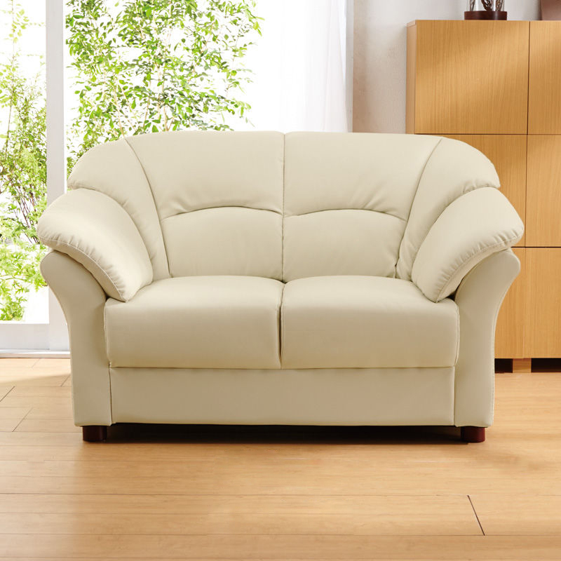 简约宜家风格 单人双人三人 实木沙发脚 多尺寸可选 象牙白 1