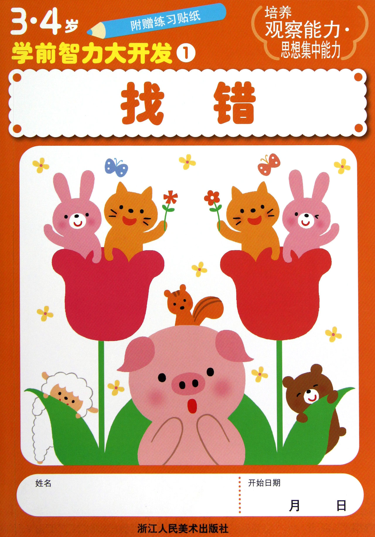 找错/3岁学前智力大开发