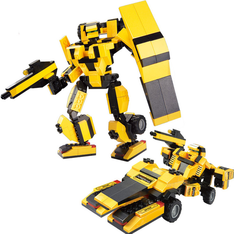 小鲁班拼装玩具男孩乐高式积木城市拼插儿童益智力3-6-5周岁 猎豹0256