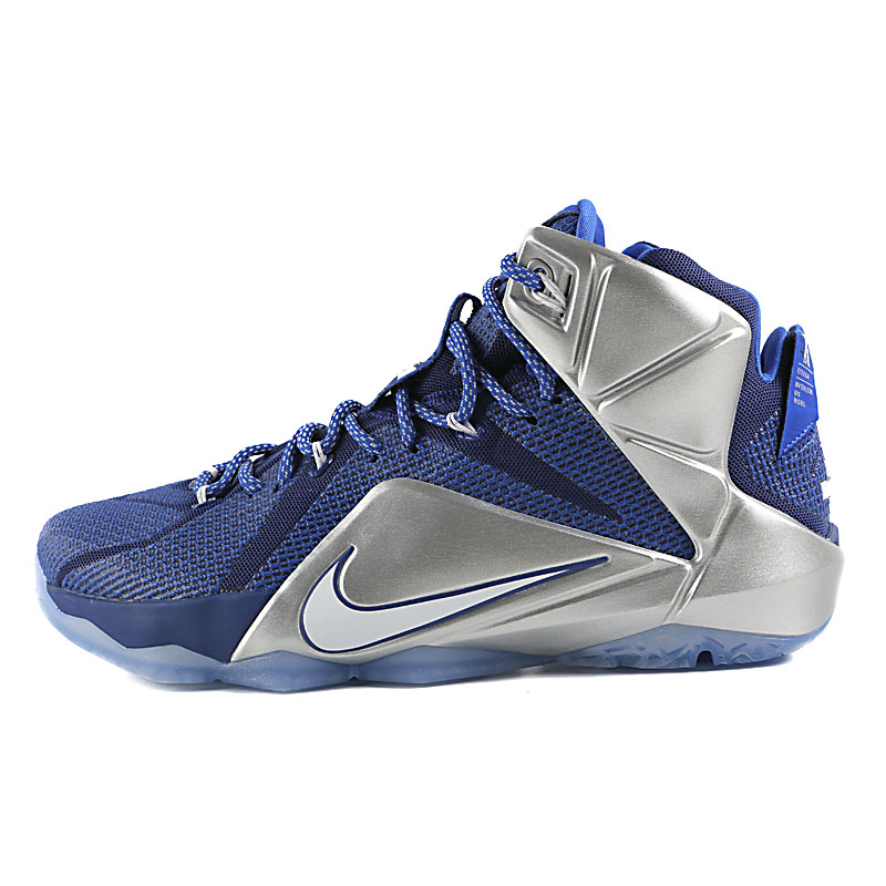 nike lebron 12 詹姆斯12 lbj12 男篮球鞋707781-410 深宝蓝/白 46