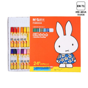 M&G 晨光 FGM90058 米菲系列 蜡笔套装 24色 赠削笔器 主图