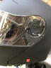 坦克摩托车头盔揭面盔T270双镜片3C多场景防雾透气长途骑行四季 亚光黑色【经典贴花】【镀银镜片+头套】 XXL（建议头围61-62cm） 实拍图